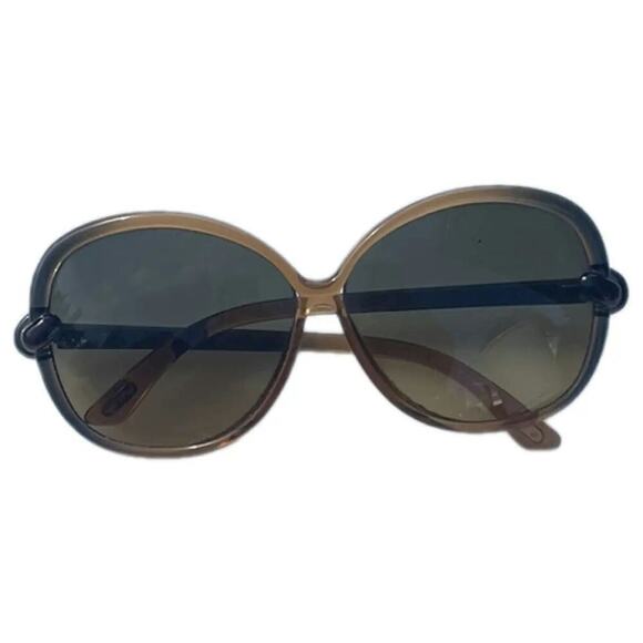Tom Ford Brown Gradient Ingrid Sunglasses with Original Case